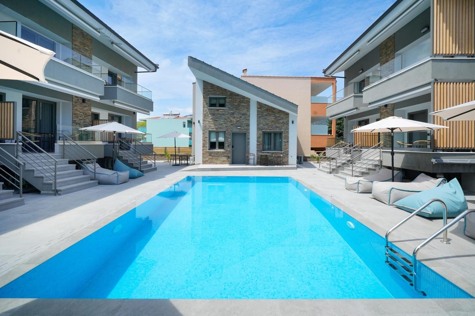 Aerino Luxury Villas Hriszí Amudiá Kültér fotó