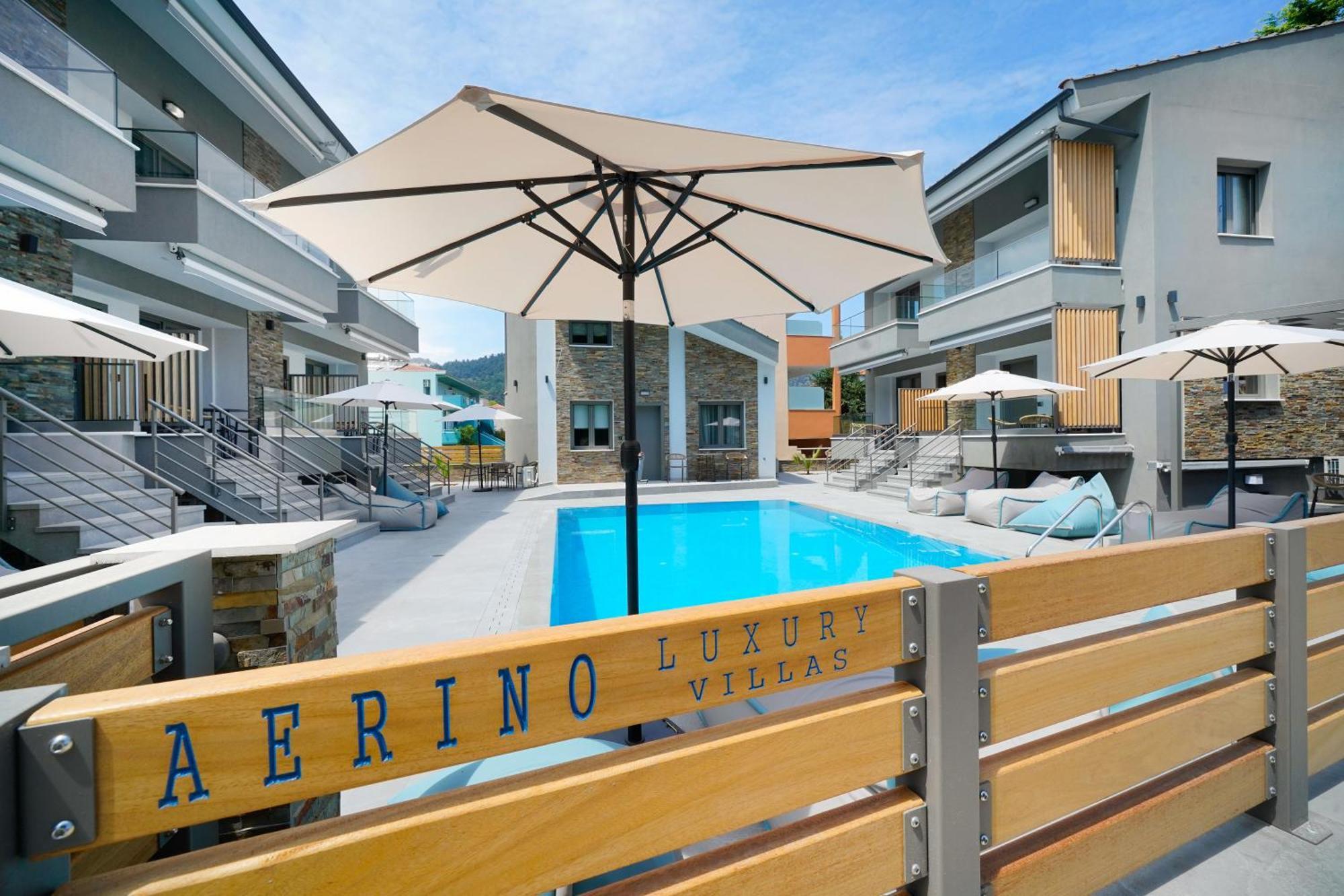 Aerino Luxury Villas Hriszí Amudiá Kültér fotó